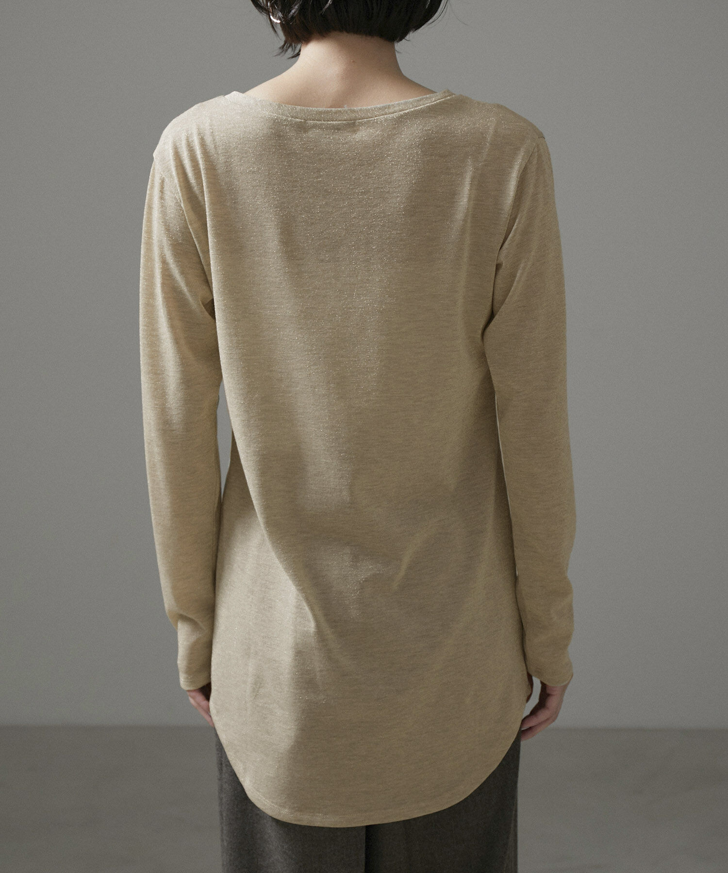 SALON adam et rope'「スパークルラメプルオーバー」|Tシャツ・カットソー|