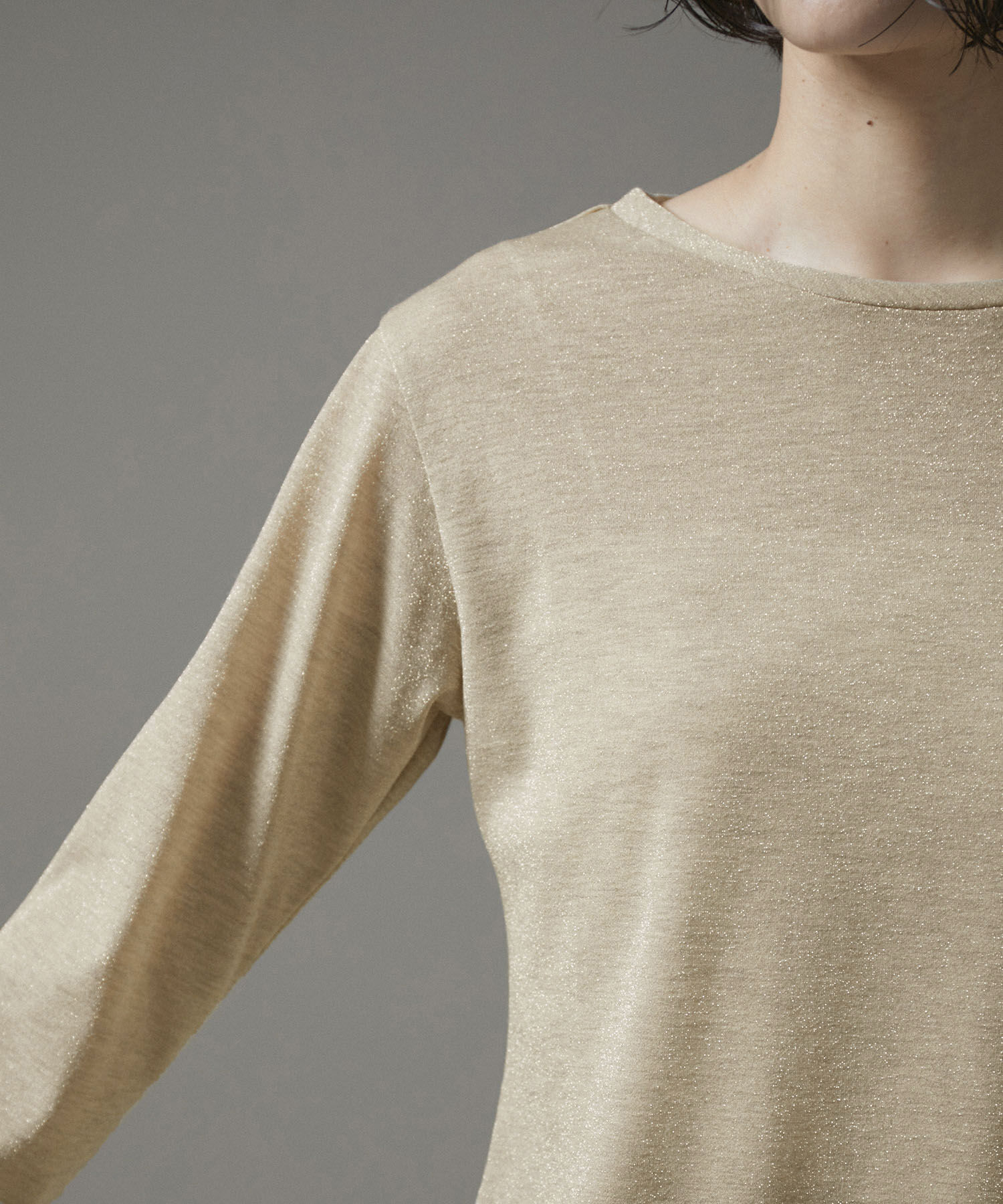 SALON adam et rope'「スパークルラメプルオーバー」|Tシャツ・カットソー|