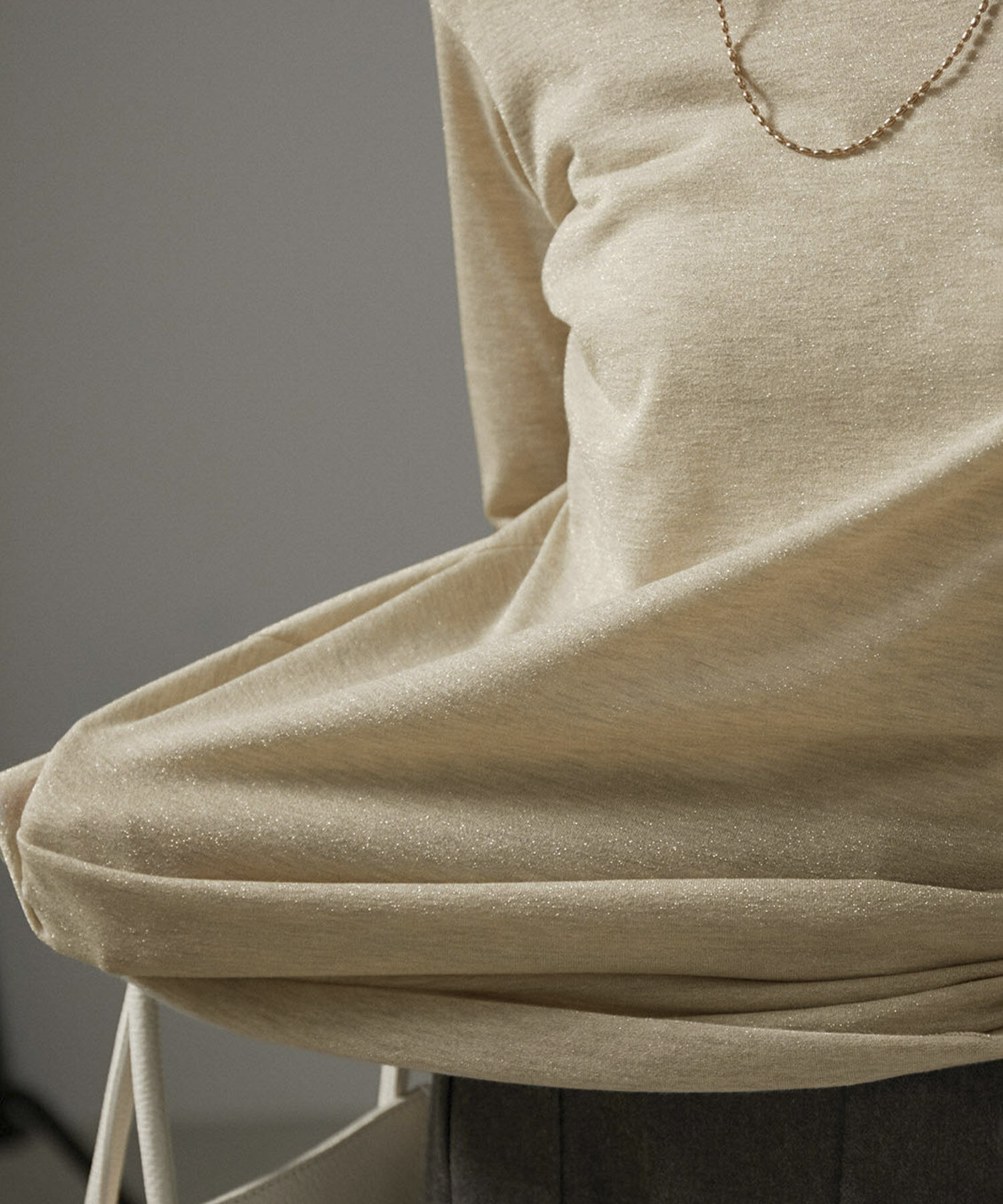 SALON adam et rope'「スパークルラメプルオーバー」|Tシャツ・カットソー|