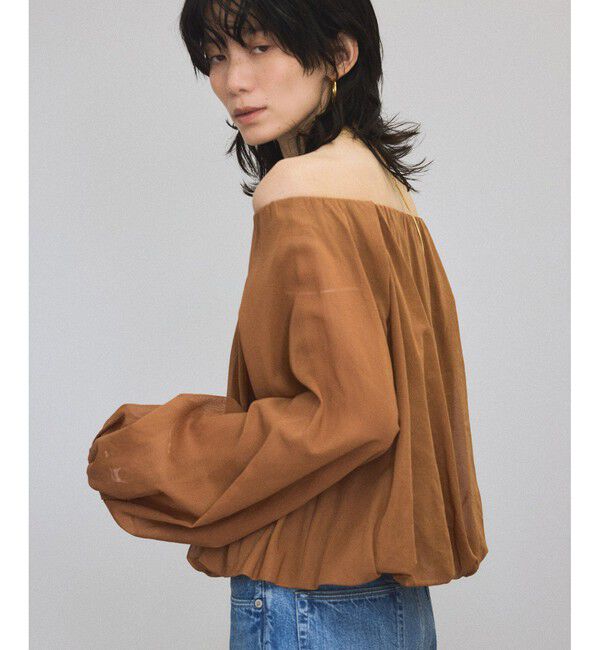 SALON adam et rope'「シアーバルーンスリーブプルオーバー」|Tシャツ・カットソー|