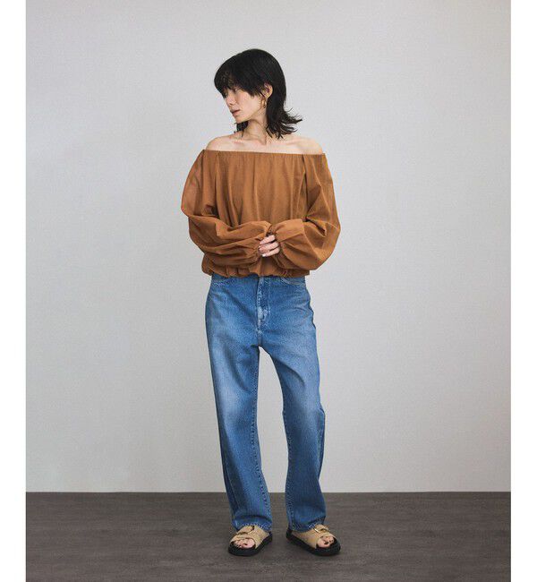 SALON adam et rope'「シアーバルーンスリーブプルオーバー」|Tシャツ・カットソー|