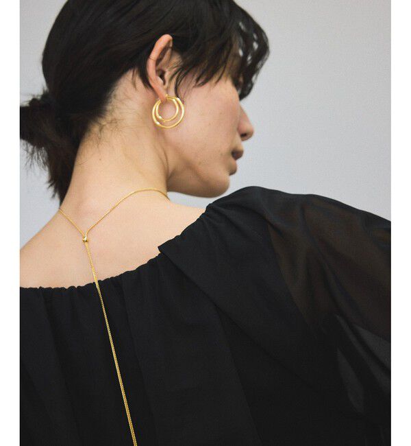 SALON adam et rope'「シアーバルーンスリーブプルオーバー」|Tシャツ・カットソー|