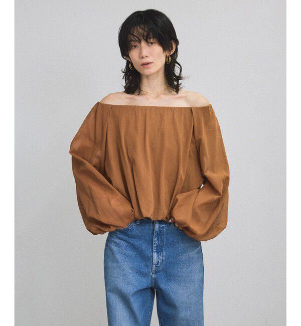 SALON adam et rope'「シアーバルーンスリーブプルオーバー」|Tシャツ・カットソー|チャイロサブ