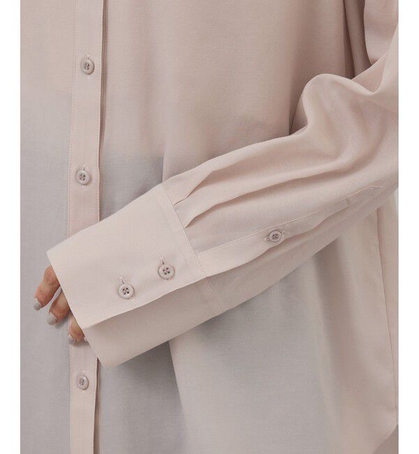 SALON adam et rope'「コットンセミシアーシャツ」|シャツ・ブラウス|