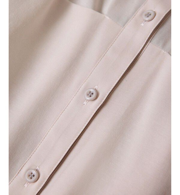 SALON adam et rope'「コットンセミシアーシャツ」|シャツ・ブラウス|