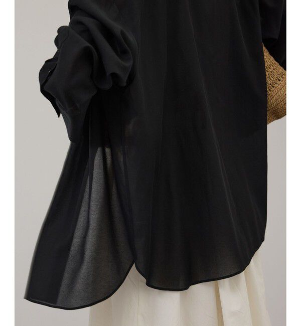 SALON adam et rope'「コットンセミシアーシャツ」|シャツ・ブラウス|