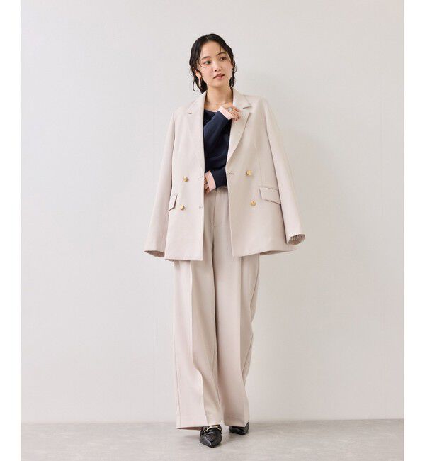 VIS「【WEB限定】レイヤードドレーププルオーバー」|Tシャツ・カットソー|