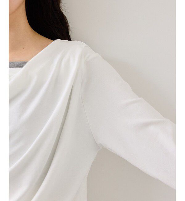 VIS「【WEB限定】レイヤードドレーププルオーバー」|Tシャツ・カットソー|