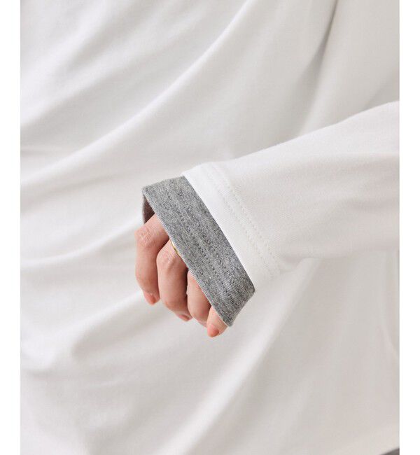 VIS「【WEB限定】レイヤードドレーププルオーバー」|Tシャツ・カットソー|