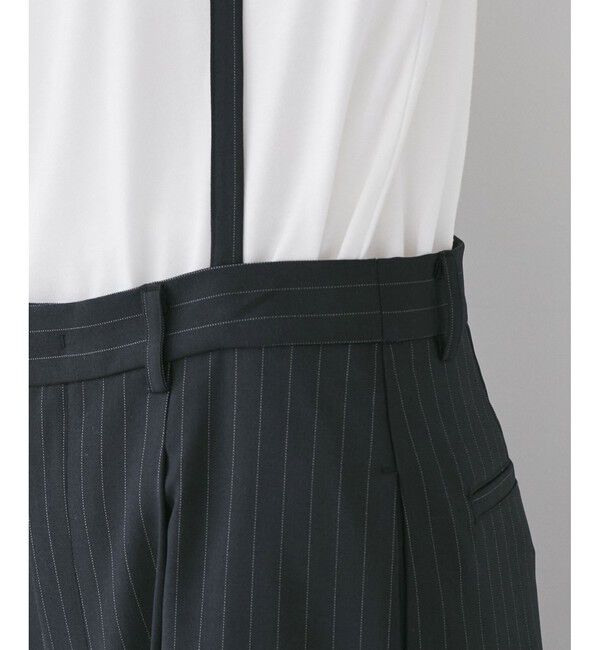 Rope&rsquo;Picnic「フレアシルエットサスペンダー付きパンツ」|チノ|