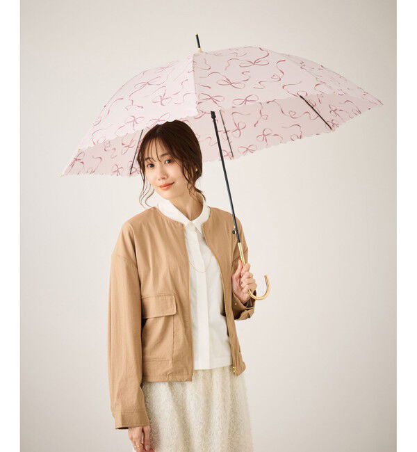 ROPE PICNIC PASSAGE「【Wpc.】【晴雨兼用】ハートリボン長傘」|傘|