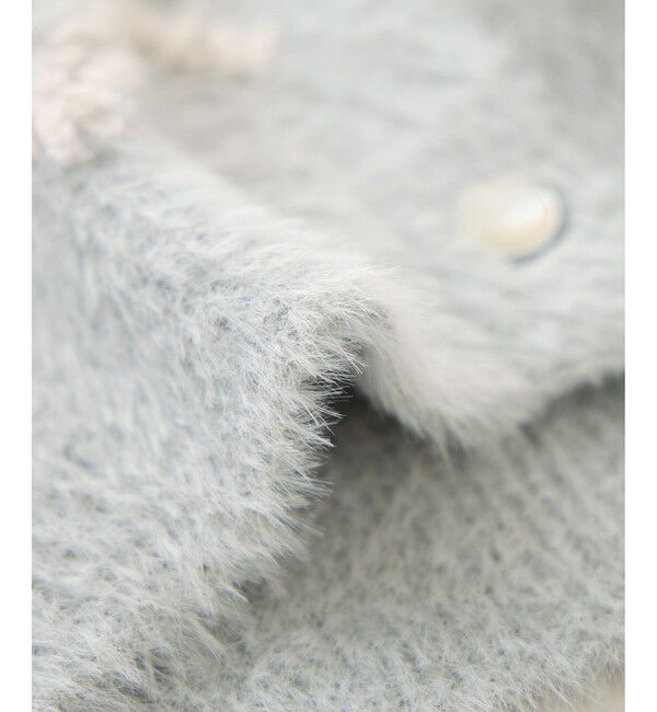 Rope&rsquo;Picnic「ダイヤチェック柄ループフェザーカーディガン」|カーディガン|