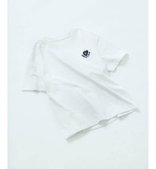 ADAM ET ROPE'「【Chocomoo&times;ADAM ET ROPE'】刺しゅうTEE」|Tシャツ・カットソー|
