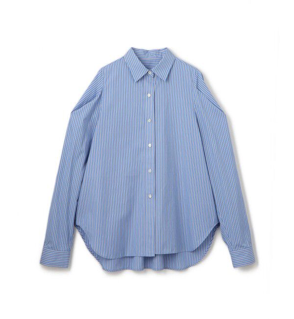 ADAM ET ROPE'「タックスリーブシャツ」|シャツ・ブラウス|