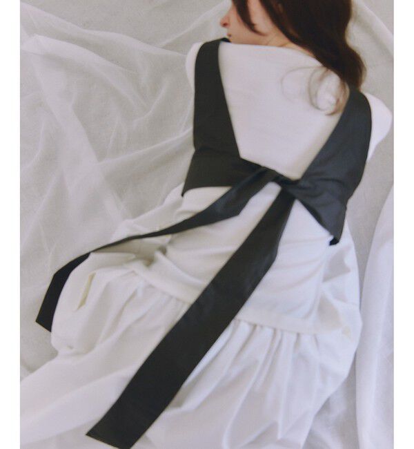 ADAM ET ROPE'「リボンタンクコンビロンT」|Tシャツ・カットソー|