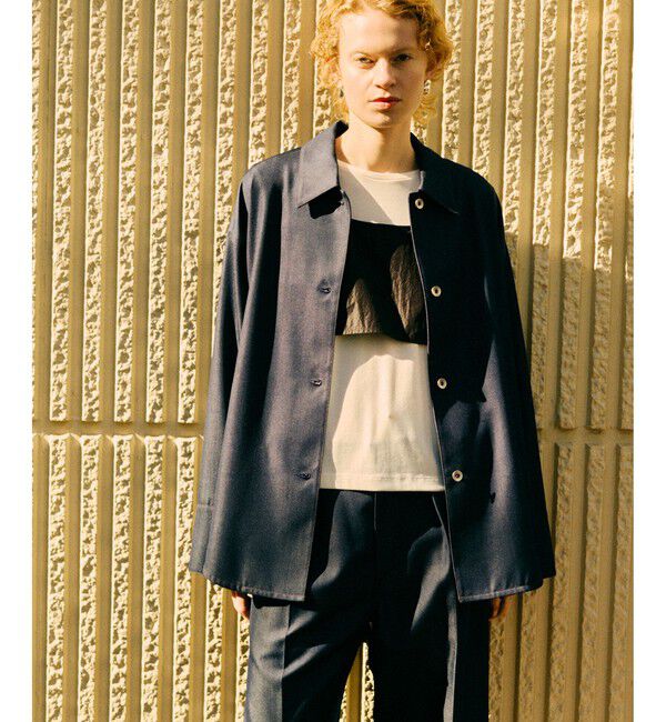 ADAM ET ROPE'「リボンタンクコンビロンT」|Tシャツ・カットソー|