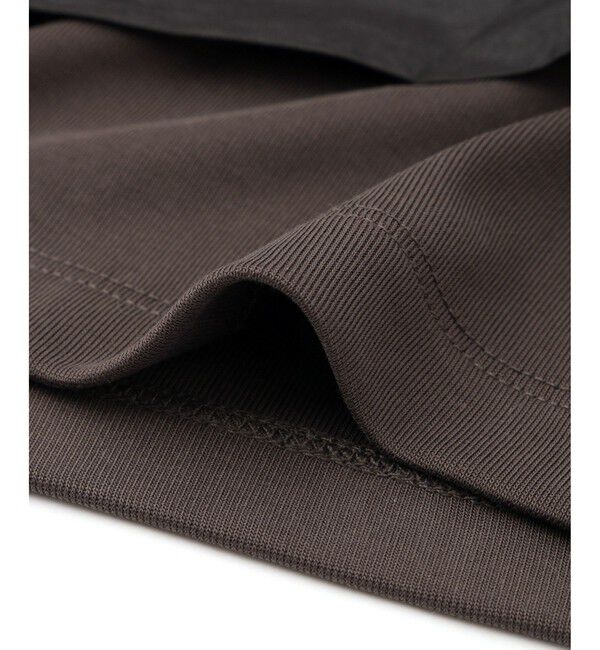 ADAM ET ROPE'「リボンタンクコンビロンT」|Tシャツ・カットソー|