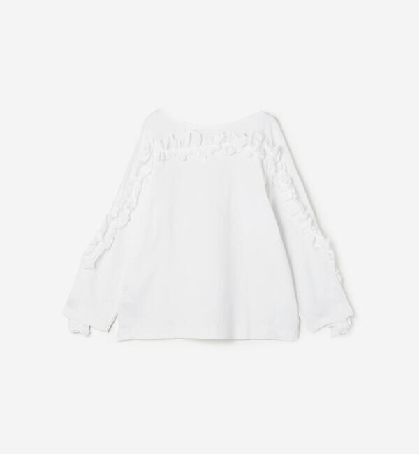  「RhodolirioN | スワローフリル バスクシャツ WOMEN」|Tシャツ・カットソー|