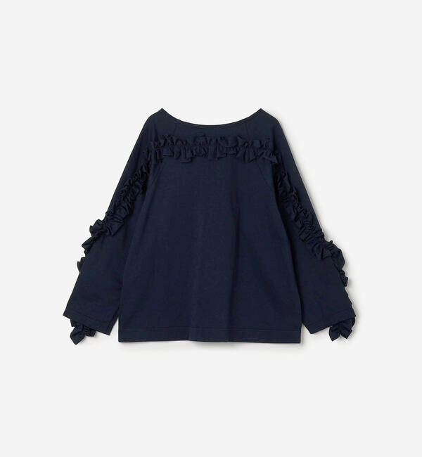  「RhodolirioN | スワローフリル バスクシャツ WOMEN」|Tシャツ・カットソー|