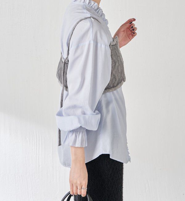  「【レイヤードアイテム】チュールドッキングキャミソール」|ニット・セーター|