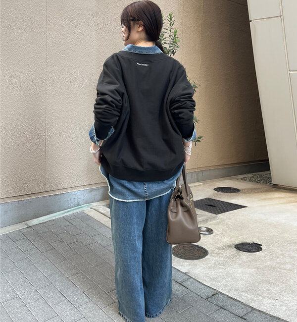  「【新色追加】【インフルエンサー OKOCHI企画】ハーフジップスウェット」|Tシャツ・カットソー|