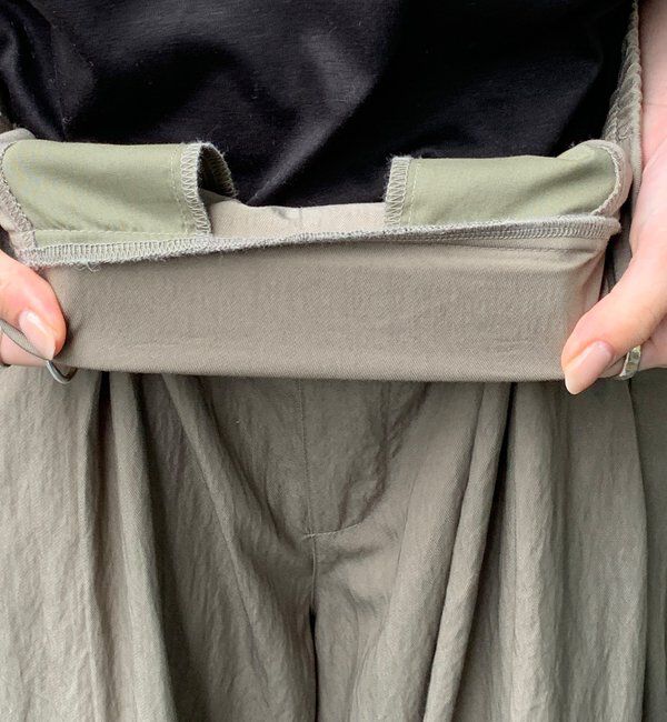  「シャンブレータックワイドパンツ」|チノ|