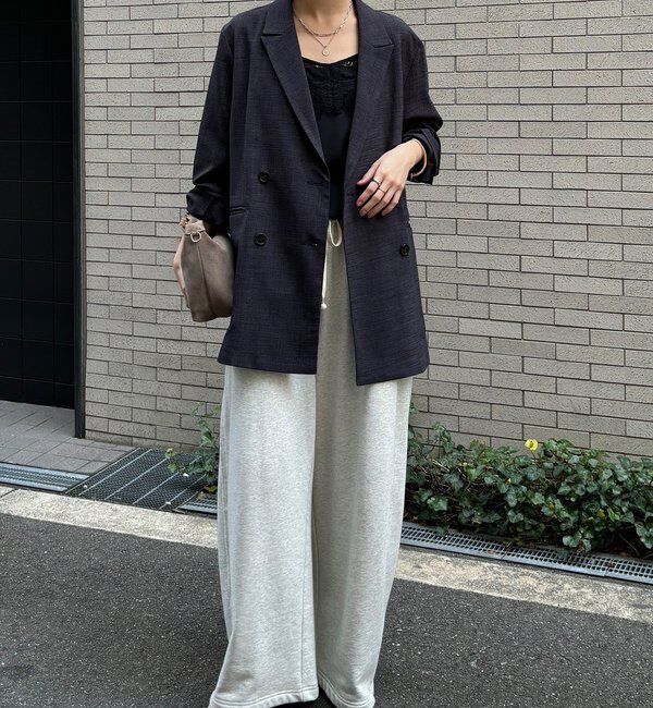  「【インフルエンサー REI企画】リネンライクスラブジャケット」|テーラードジャケット|