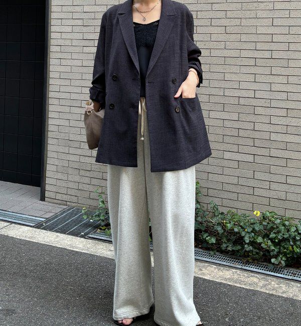  「【インフルエンサー REI企画】リネンライクスラブジャケット」|テーラードジャケット|