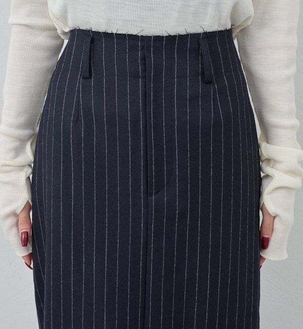  「【セットアップ対応】ストライプスカート」|スカート|