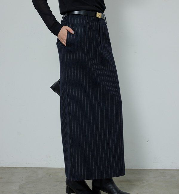  「【セットアップ対応】ストライプスカート」|スカート|
