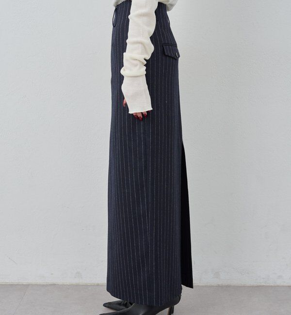  「【セットアップ対応】ストライプスカート」|スカート|