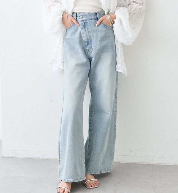  「【新色ブルー登場！】フレアデニム」|デニム|
