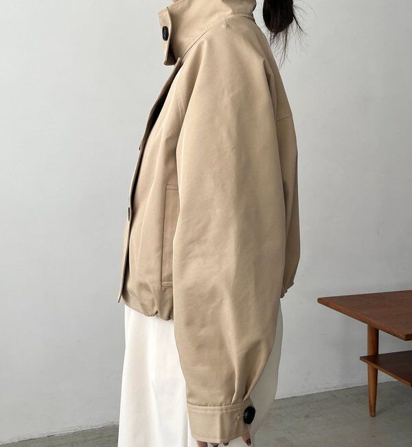  「【サイズ展開あり】ショートトレンチコート」|トレンチコート|