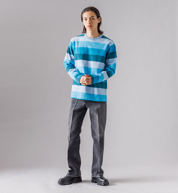 ABAHOUSE「【BARBARIAN / バーバリアン】ライトウエイトCREW NECKロングス」|Tシャツ・カットソー|