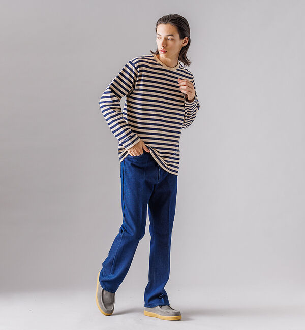 ABAHOUSE「【BARBARIAN / バーバリアン】ライトウエイトCREW NECKロングス」|Tシャツ・カットソー|