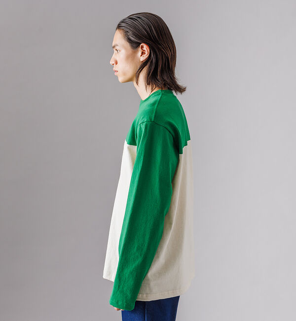 ABAHOUSE「【BARBARIAN / バーバリアン】ライトウエイトCREW NECKロングス」|Tシャツ・カットソー|