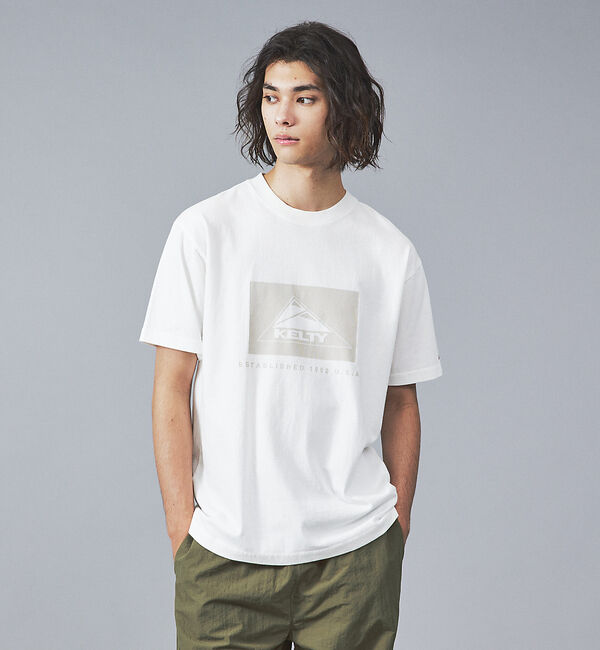 ABAHOUSE「【KELTY/ケルティ】フロントプリントロゴTシャツ」|Tシャツ・カットソー|ホワイト