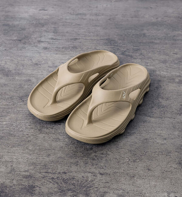 ABAHOUSE「【Doubleu /ダブリュー】W4 RIVA/トング型/リカバリーサンダル」|サンダル|カーキ