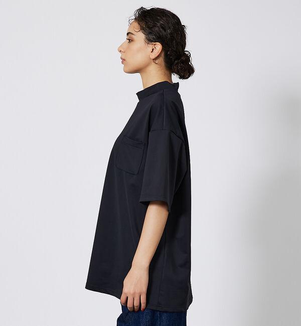 ABAHOUSE「MOCK-NECK TEE/モックネックTシャツ」|Tシャツ・カットソー|