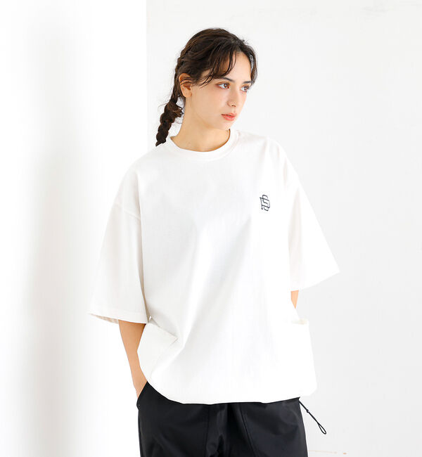 ABAHOUSE「【POLeR/ポーラー】COOLMAX W POCKET TEE/ダブルポケット」|Tシャツ・カットソー|ホワイト