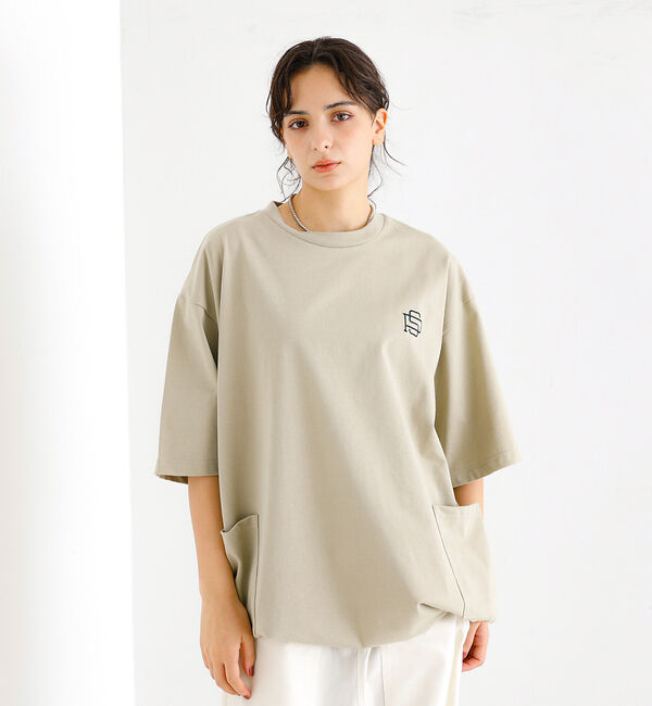 ABAHOUSE「【POLeR/ポーラー】COOLMAX W POCKET TEE/ダブルポケット」|Tシャツ・カットソー|