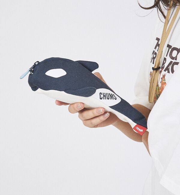 ABAHOUSE「【CHUMS / チャムス】Cetacea Zipper Pouch / シャチ」|ポーチ|