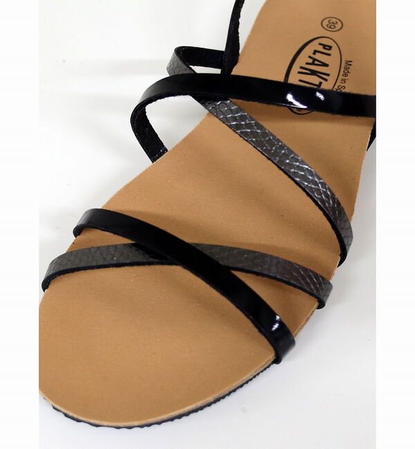 Rouge vif「【PLAKTON/プラクトン】クロスストラップサンダル【WEB限定】【予約】」|サンダル|