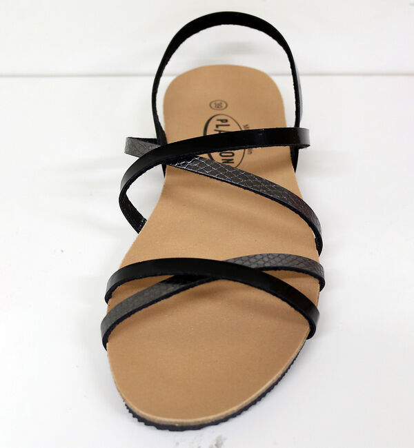 Rouge vif「【PLAKTON/プラクトン】クロスストラップサンダル【WEB限定】【予約】」|サンダル|