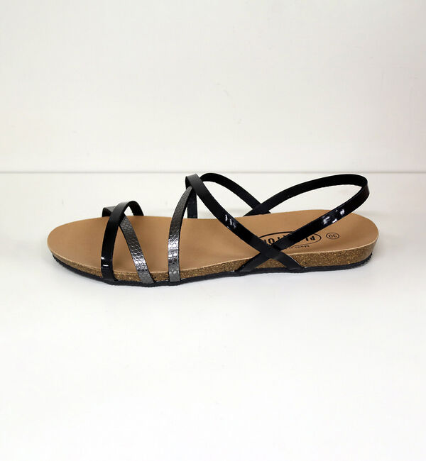 Rouge vif「【PLAKTON/プラクトン】クロスストラップサンダル【WEB限定】【予約】」|サンダル|