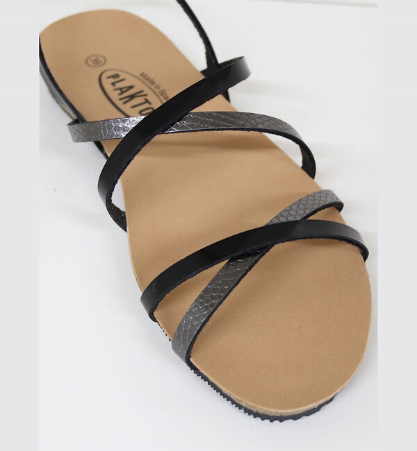 Rouge vif「【PLAKTON/プラクトン】クロスストラップサンダル【WEB限定】【予約】」|サンダル|