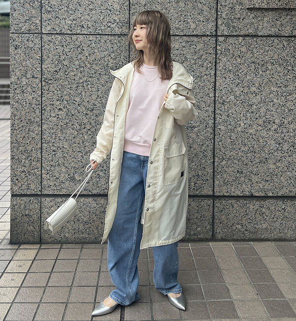 Rouge vif「【TAION/タイオン】ナイロン フード コート / ノンダウン ミリタリー【W」|ブルゾン・スタジャン|