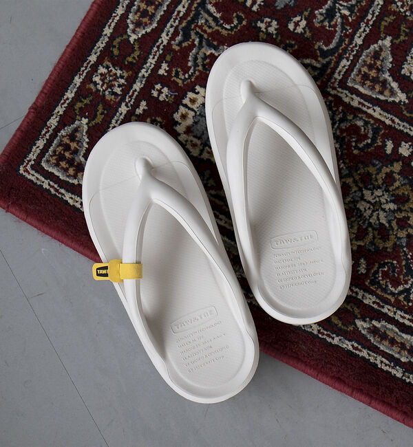 Rouge vif「【TAW&TOE/トーアンドトー】FlipFlopOG/サンダル/韓国/リカバリ」|サンダル|オフホワイト