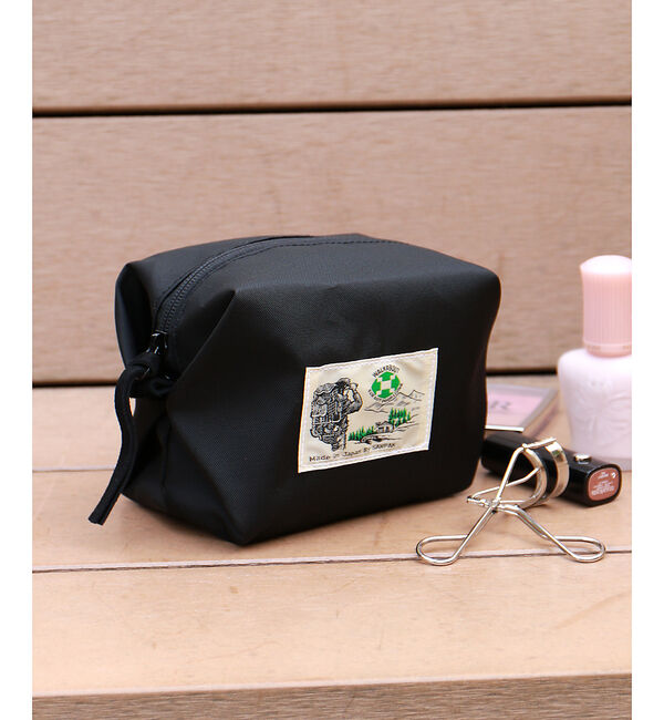 Rouge vif「【SANPAK/サンパック】SANPAK  ナイロンポーチ/ユニセックス【WEB」|ポーチ|ブラック