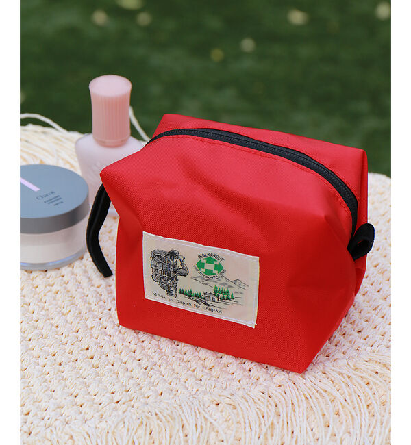 Rouge vif「【SANPAK/サンパック】SANPAK  ナイロンポーチ/ユニセックス【WEB」|ポーチ|レッド